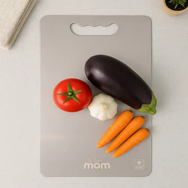 Supermom Medium Stello Stainless Steel Chopping Board thumbnail 0
