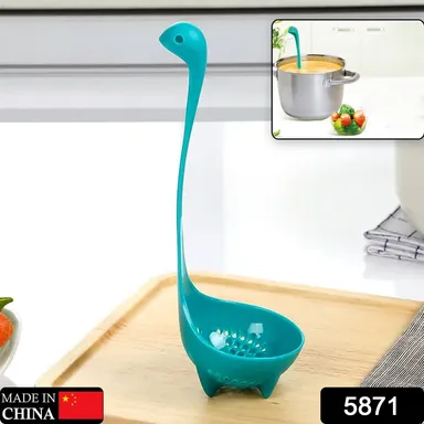 Multifunctional Colander Spoon: Soup Strainer, Long Handle, Kitchen Tool thumbnail 1