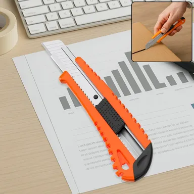 Multi-Use Heavy Duty Iron Cutter – Precision Utility Knife Blade (18mm) thumbnail 0
