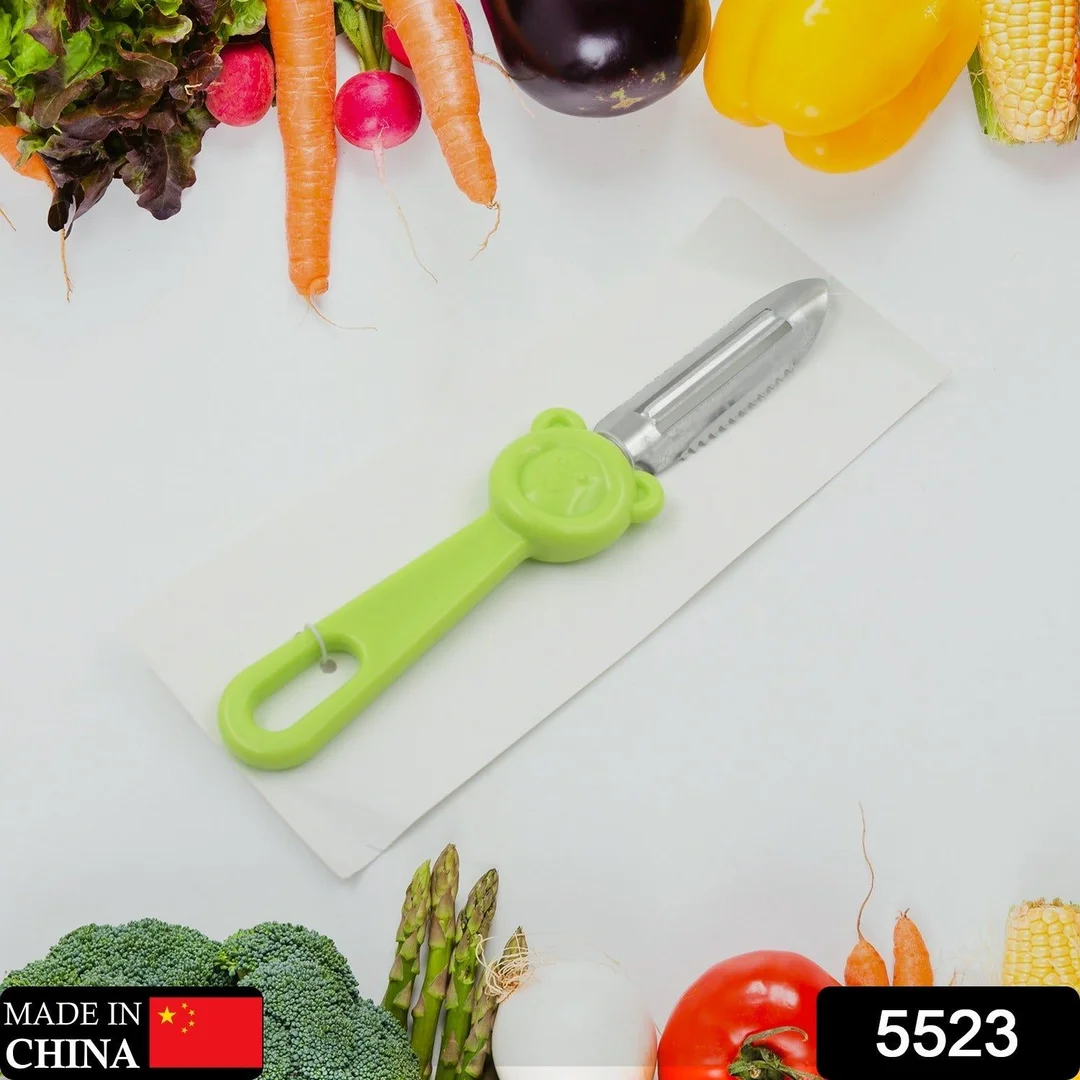 Multi-Purpose Stainless Steel Peeler With Handle For Vegetables 2 in 1 Potato Peeler and Cutter, Stainless Steel Potato Peeler, grated Carrot, grated, Suitable for Peeling and shredding Fruit and Vegetables Kitchen Accessories 1 Pc image 2