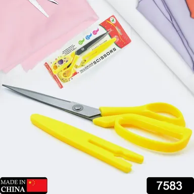 Scissors for craft work paper cutter Scissor stainless steel All Purpose Ergonomic Comfort Grip Office Scissors Craft Shears Sharp Scissors (9 Inch) thumbnail 1