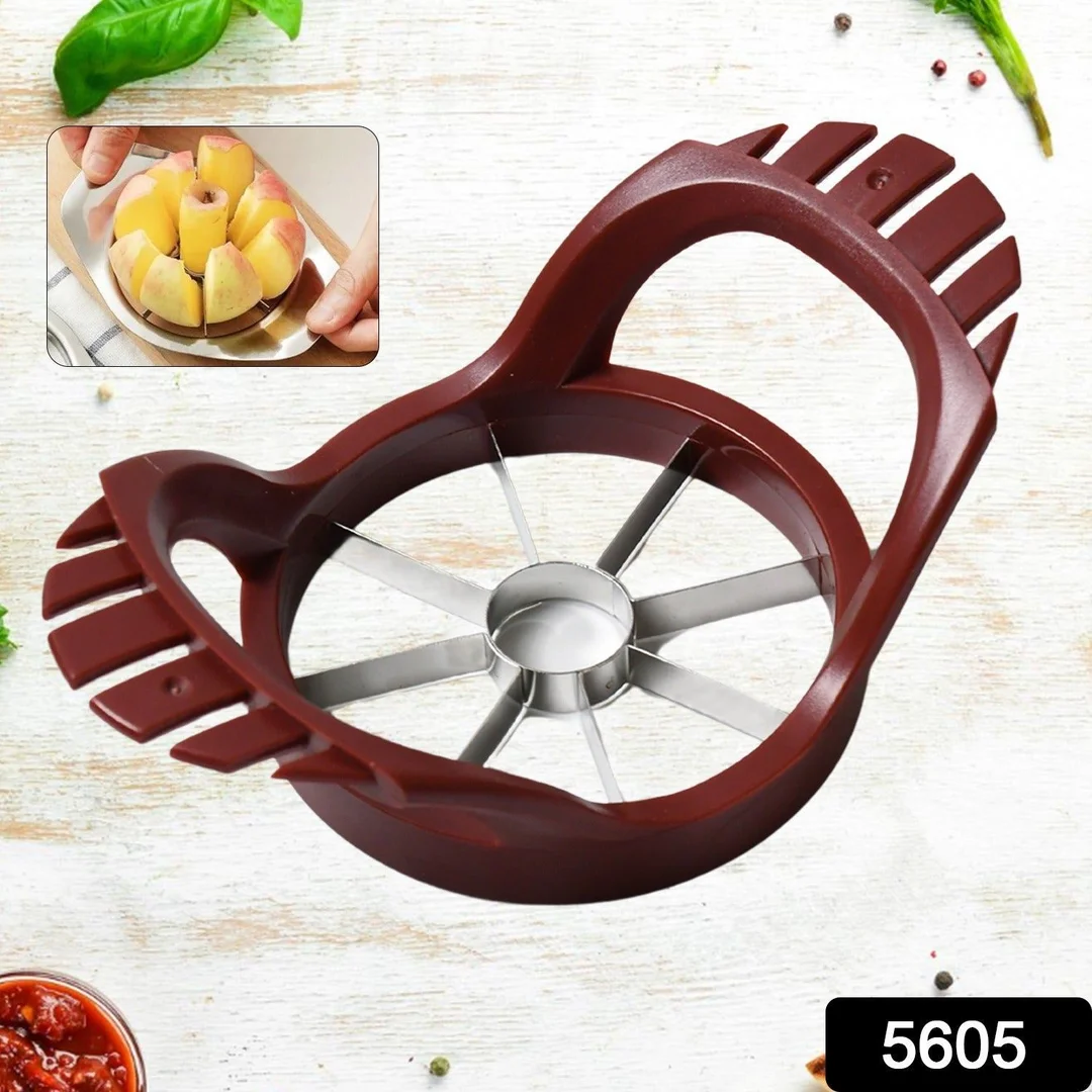 stainless steel apple cut, apple slicer, fruit divider, core remover, separator image 2