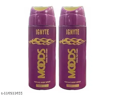 Moods Ignyte Deodorant Body Spray 200 ml Fresh Long Lasting Fragrance for Men & Women Daily Wear Unisex Perfumed Deo Spray for Office Gym College India Climate thumbnail 2