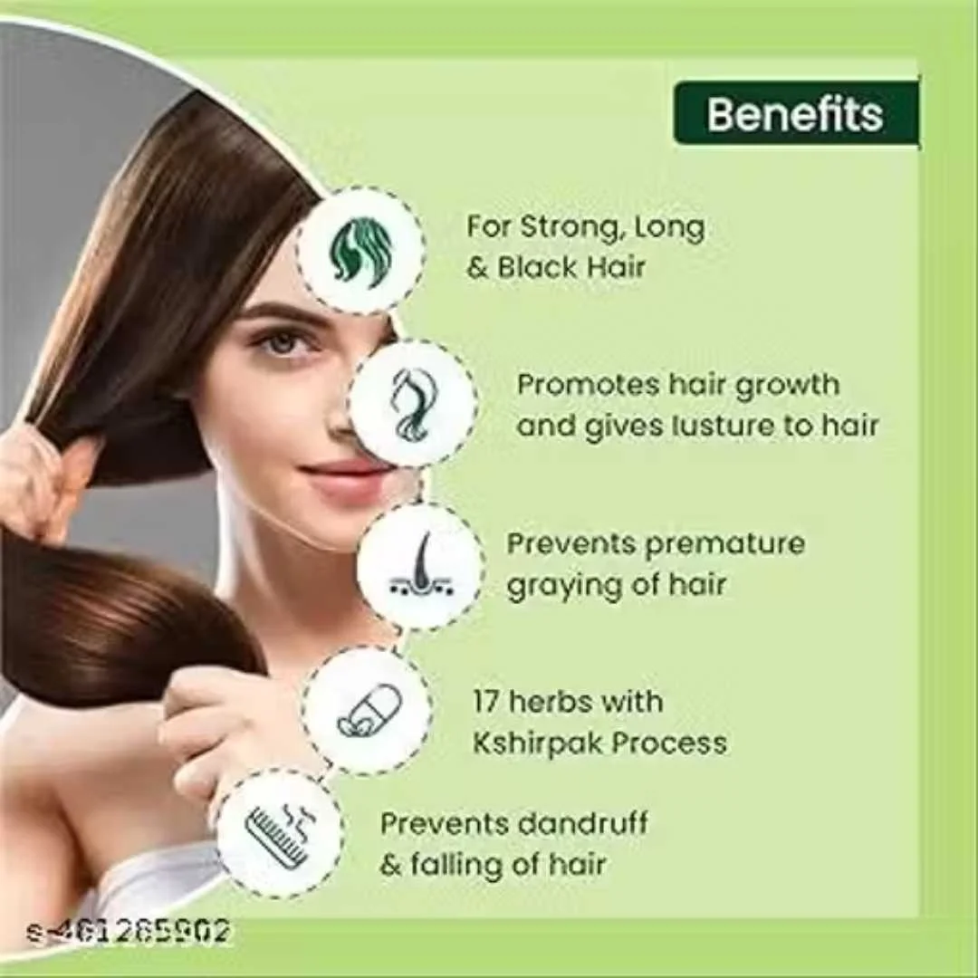 Adivasi Herbal Hair Oil 100ML Pack of 1 for Hair Growth, Hair Fall Control, Dandruff Care, Scalp Repair, Thick Strong Long Hair Ayurvedic Natural Herbal Oil image 4