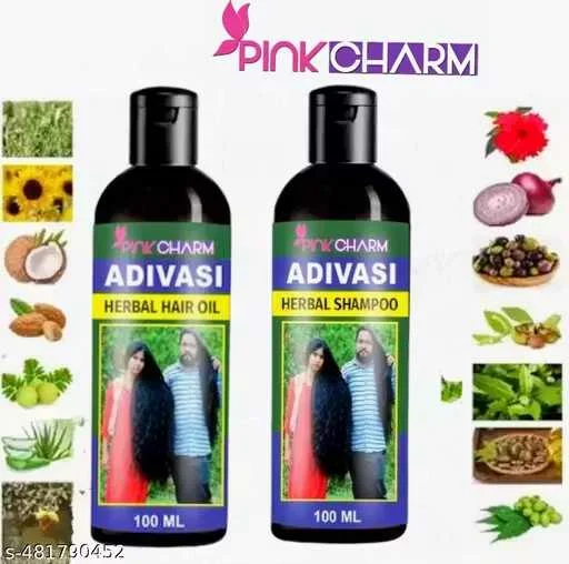 Advanced Hair Growth Oil and Shampoo Combo 100ML Each Hair Fall Control Dandruff Treatment Scalp Nourishment Root Strengthening Thick Long Strong Hair Herbal Care Kit image 2