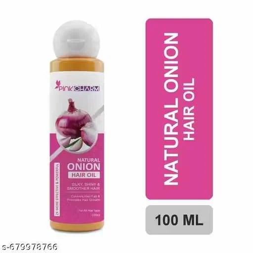 Herbal Onion Hair Oil for Hair Growth, Hair Fall Control & Scalp Repair No Smell Non Greasy Non Toxic Natural Onion Oil 100 g (Pack of 2) image 4