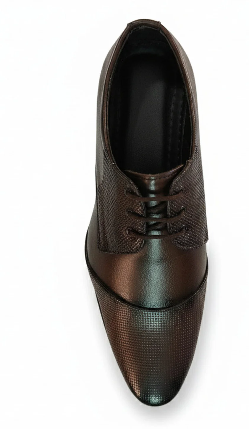 GVOLF Premium quality Leather Formal Shoes for Men with Polished Finish Lace-Up Office Wear Business Footwear Size 6 image 3