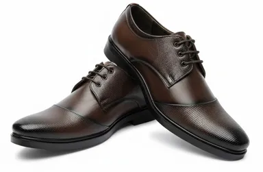 GVOLF  Premium quality Leather Formal Shoes for Men with Polished Finish Lace-Up Office Wear Business Footwear  Size 6 thumbnail 0