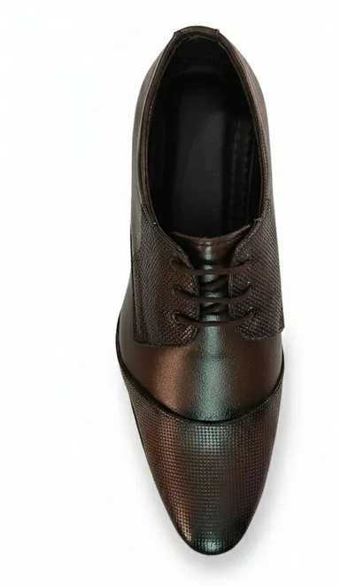 GVOLF  Premium quality Leather Formal Shoes for Men with Polished Finish Lace-Up Office Wear Business Footwear  Size 7 thumbnail 2