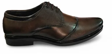 GVOLF  Premium quality Leather Formal Shoes for Men with Polished Finish Lace-Up Office Wear Business Footwear  Size 9 thumbnail 1