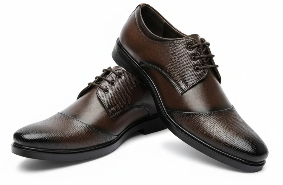 GVOLF Premium quality Leather Formal Shoes for Men with Polished Finish Lace-Up Office Wear Business Footwear Size 9 image 1