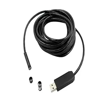Waterproof USB Endoscope Inspection Camera with LED Lights Flexible Borescope for Mobile Phone Car Engine Pipe Drain Wall and Industrial Inspection image 1