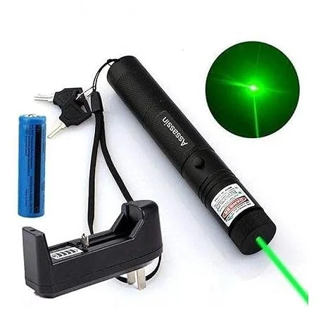 Rechargeable Laser Pointer with Multiple Light Modes USB Charging Built-In Battery for Presentations Teaching Outdoor Pointing and Training Use image 1