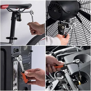Right Traders ,Tool Kit for Home Use Tools Kit Spanner Set Socket Set Wrench Set Tools Set Hand Tools Bike Tool Kit Set Socket Wrench Set Spanner Set All Size thumbnail 4
