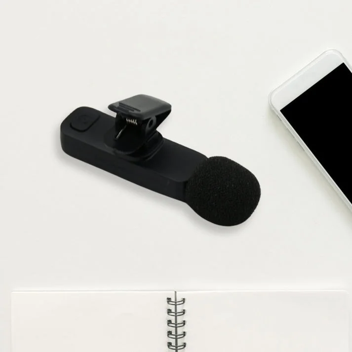 Wireless Clip On Microphone for Live Streaming Android iPhone Type C Lightning, Noise Cancelling Mini Lavalier Mic for YouTube Reels Podcast Vlogging Online Classes India image 3