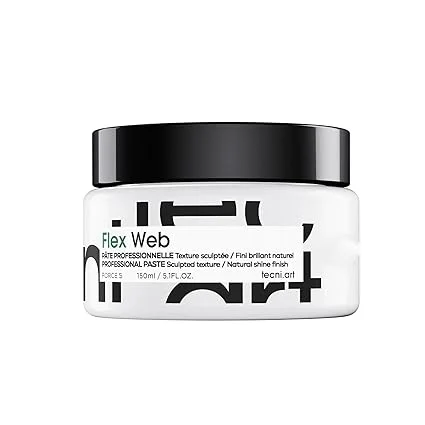 Techni.Art Flex Web Sculpting Paste 150ml Strong Hold Professional Hair Styling Wax for Men and Women Matte Finish Fibre Control Anti Frizz Texture Definition Salon Use India image 1