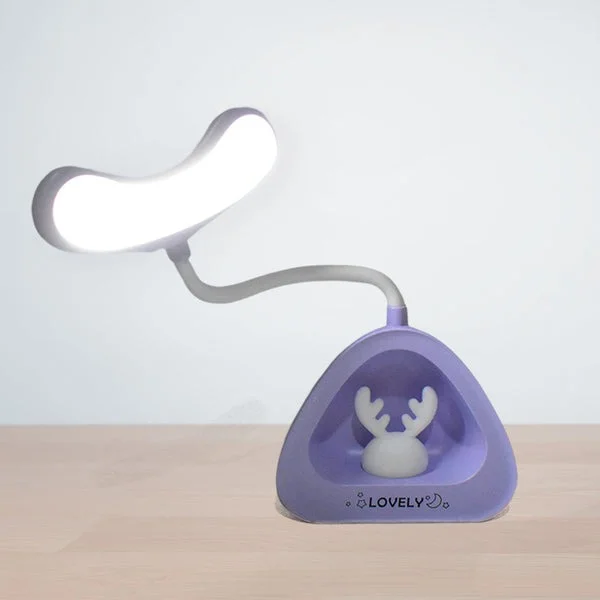 Cute LED Desk Light for Home Decor Study Table Lamp Soft Warm Light Decorative Night Lamp for Bedroom Kids Room Gifting USB Powered Stylish Table Light image 3