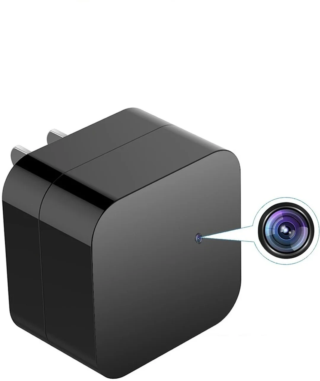 Hidden Spy Camera USB Wall Charger with 1080P Full-HD Night Vision Surveillance, Motion Detection and Loop Recording for Home Office Security image 1