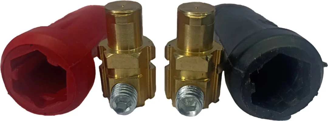 35-50mm Heavy-Duty Brass Male Female Welding Cable Connector with Alignment Key for Inverter ARC Welding Machine High Current Industrial Power Coupler image 3