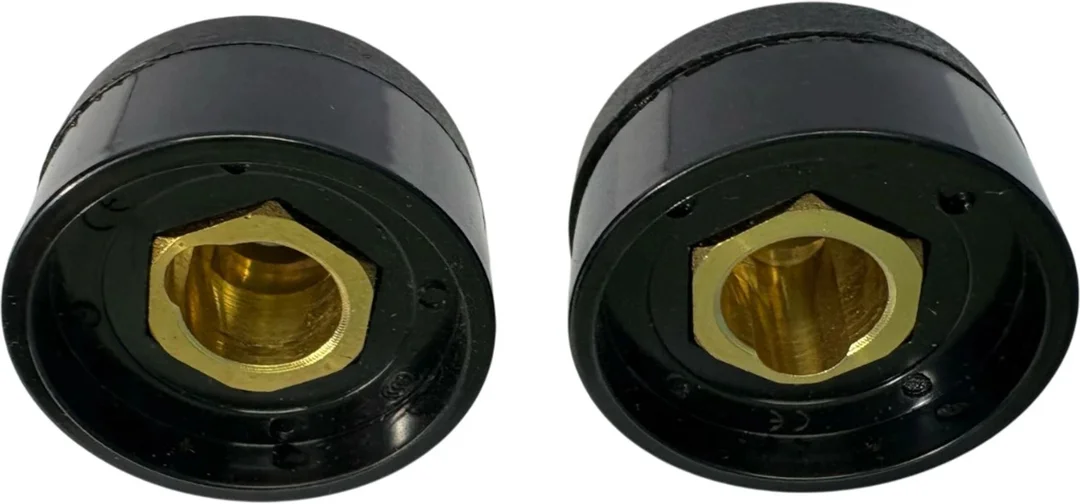 35-50mm Heavy-Duty Brass Male Female Welding Cable Connector with Alignment Key for Inverter ARC Welding Machine High Current Industrial Power Coupler image 4