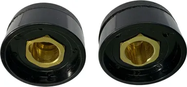 35-50mm Heavy-Duty Brass Male Female Welding Cable Connector with Alignment Key for Inverter ARC Welding Machine High Current Industrial Power Coupler thumbnail 3