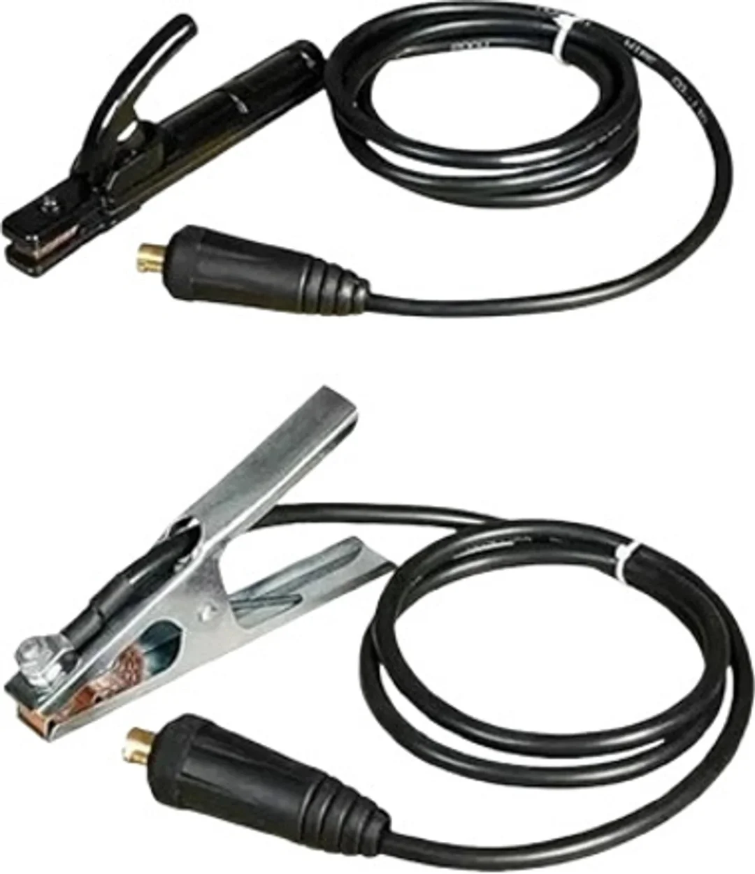 200 Amp Electrode Holder Earth Clamp 35-50 Male Connector with 1.75m Copper Cable Set for Inverter ARC MMA Welding Machine Heavy Duty Industrial Kit image 2