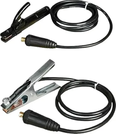 200 Amp Electrode Holder Earth Clamp 35-50 Male Connector with 1.75m Copper Cable Set for Inverter ARC MMA Welding Machine Heavy Duty Industrial Kit thumbnail 1