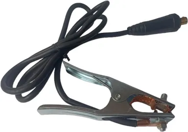 200 Amp Electrode Holder Earth Clamp 35-50 Male Connector with 1.75m Copper Cable Set for Inverter ARC MMA Welding Machine Heavy Duty Industrial Kit thumbnail 2