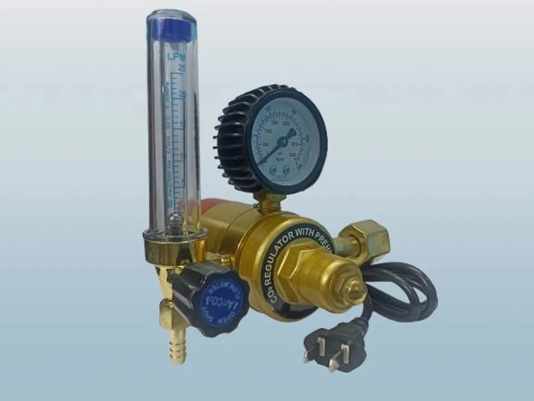 CO2 Regulator with Preheater and Flow Meter 220V Electric Gas Pressure Control Valve for Aquarium CO2 System Brewing Setup and MIG Inverter Welding Machine image 5