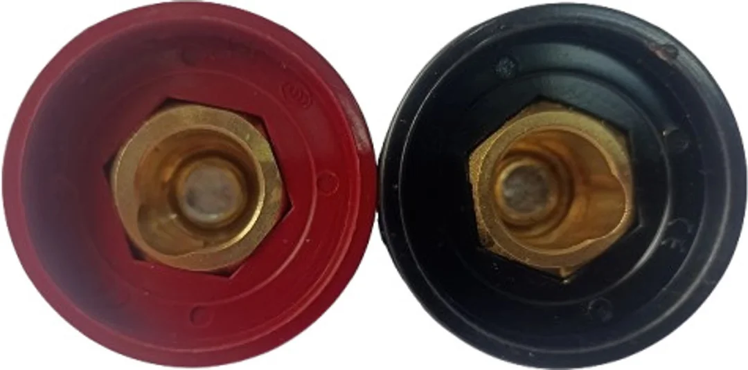 35-50mm Heavy-Duty Brass Male and Female Welding Cable Connector with Alignment Key for Inverter ARC MMA Welding Machine Industrial Power Coupler image 5