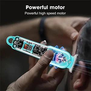 Transparent Micro Shaver & Beard Trimmer for Men with USB Fast Charging 180 Minutes Runtime Compact Pocket Size Electric Razor Grooming Machine for Face Moustache Body Hair image 2