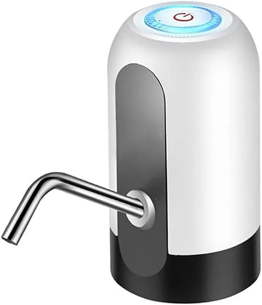 Konquer TimeS KTS Automatic Wireless Water Can Dispenser Pump for 20 Litre Bottle USB Rechargeable Electric Drinking Water Pump with Low Noise Motor High Efficiency Flow Portable Tabletop Water Dispenser for Home Office Kitchen Travel India image 1