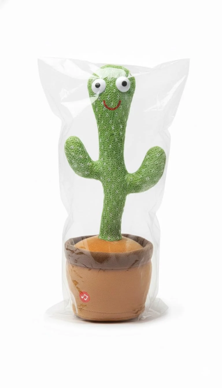 Rechargeable Dancing Cactus Toy with Music, Lights & Educational Interaction image 2