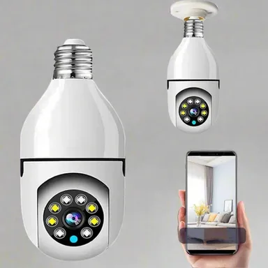 V380 Pro Fisheye 360 Degree Panoramic Wireless WiFi IP CCTV Security Camera  thumbnail 1