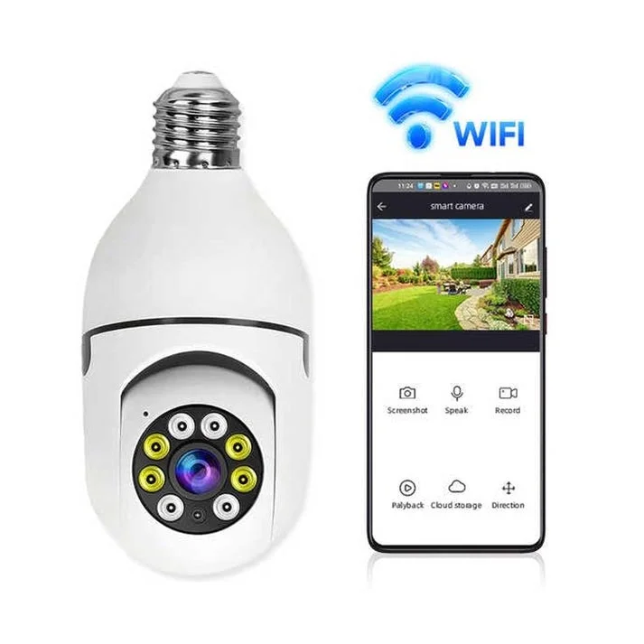 V380 Pro Fisheye 360 Degree Panoramic Wireless WiFi IP CCTV Security Camera image 5