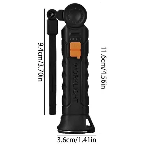 Compact Rechargeable Small LED Work Light with Adjustable Arm and Magnetic Base Powerful Compact Lighting for Precision Work – Bright, Adjustable and Fully Rechargeable LED Work Light for Every Task. image 5