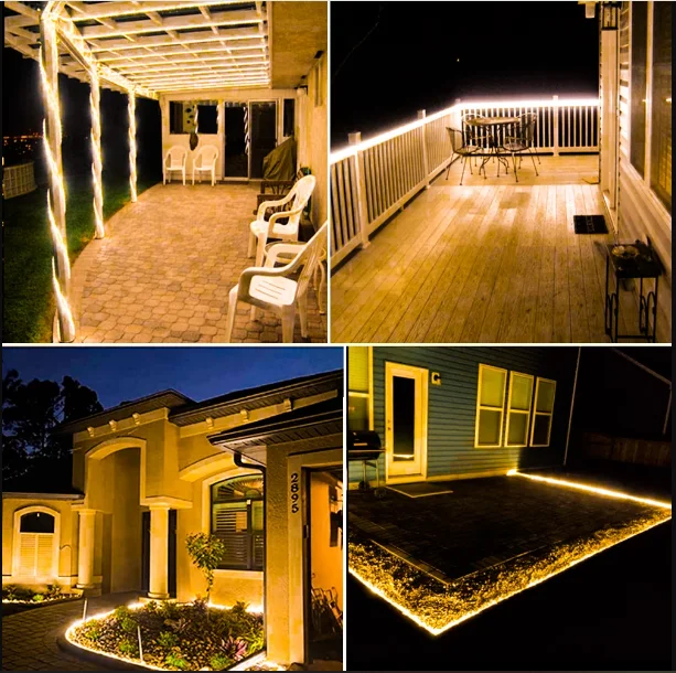 LED Strip / Rope Lights Energy Saving led Light Waterproof Strip Lights for Room | led Strip Light for False Ceiling | Home Decor Lights | Home Decoration | Diwali | Decore (Warmwhite) Length 3 Meter image 2