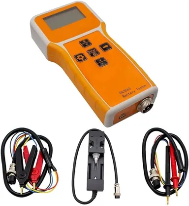 High-Precision RC-3563 Digital Battery Internal Resistance Tester & Voltage Meter Handheld IR Meter for EV Batteries, Lithium, Lead Acid Packs, Solar, EV, UPS Diagnostics thumbnail 3
