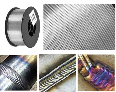0.8mm Mild Steel MIG Welding Wire Roll 5 Kg Copper Coated Solid Wire for CO2 Shielding Gas Inverter MIG Welding Machine – High Quality ER70S‑6 Solid Filler Wire, Stable Arc, Low Spatter, Smooth Feed, Industrial & Workshop Consumable thumbnail 2