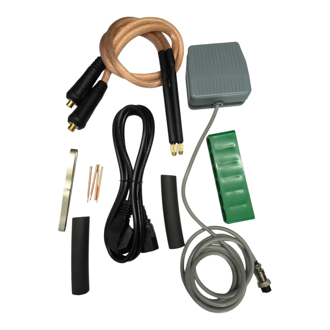 Portable Spot Welding Machine 220V Multifunction Foot Pedal Spot Welder with Adjustable Current and Time Control for Battery Tabs Nickel Copper Strip Welding DIY Lithium Pack Repair image 2