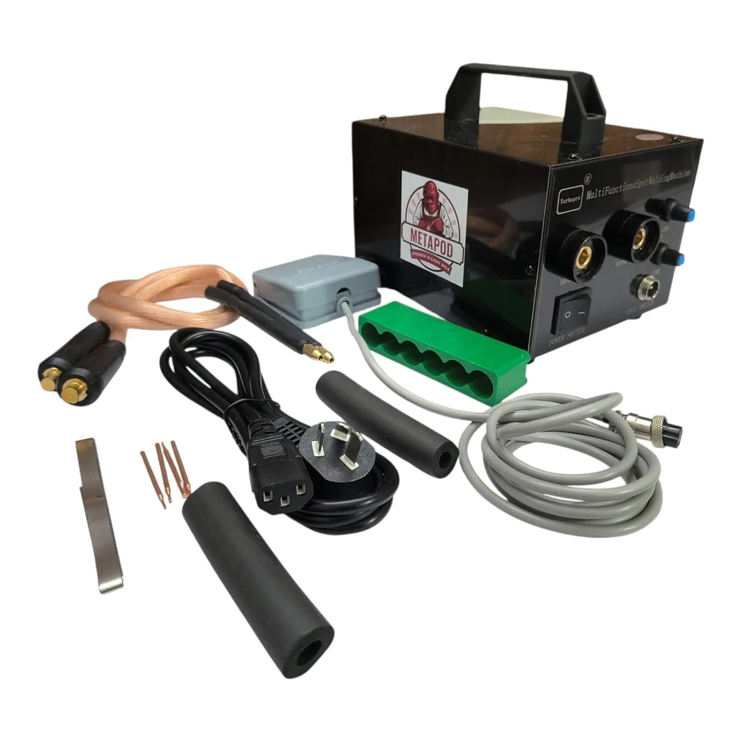 Portable Spot Welding Machine 220V Multifunction Foot Pedal Spot Welder with Adjustable Current and Time Control for Battery Tabs Nickel Copper Strip Welding DIY Lithium Pack Repair image 1