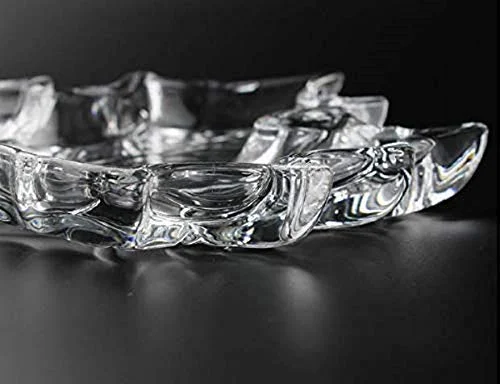 Maples Glass Fruit Plate Leaf Shape Maple Leaf Shape Serving Tray image 2