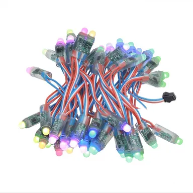 12V-9mm-5 Inch Energy -Effecient Red Colour Pixel LED Light/SMD Technology/Water Proof,Decorative Lighting For Indoor and Outdoor Use ,Automotive Lights For Car,Serial Strings For Home ,Party, and DIY Projects thumbnail 2