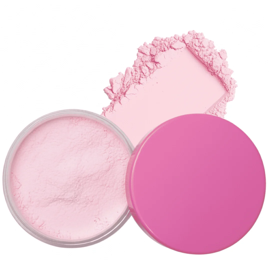 TRUOM Ultra-Fine Pink Loose Setting Powder for Base & Brightening | Flawless Matte Finish, Oil Control & Blur Pores | Long-Lasting Base Makeup for All Skin Tones - 30g image 1