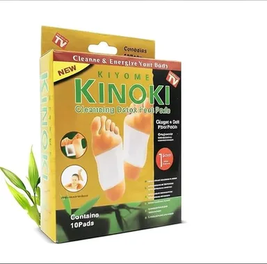 KIYOME Kinoki Cleansing Detox Foot Patches 30 Adhesive Pads Natural Bamboo Vinegar Foot Detox Pads for Removing Unwanted Toxins Body Cleansing Night Use Herbal Foot Protector Kit thumbnail 1