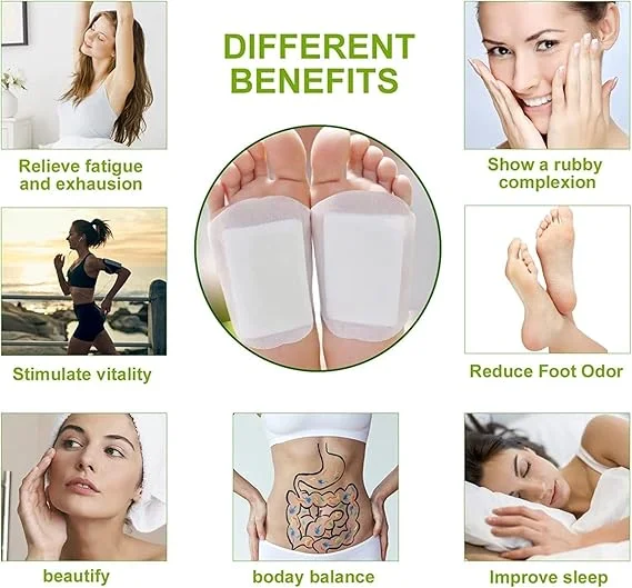 KIYOME Kinoki Cleansing Detox Foot Patches 30 Adhesive Pads Natural Bamboo Vinegar Foot Detox Pads for Removing Unwanted Toxins Body Cleansing Night Use Herbal Foot Protector Kit image 1
