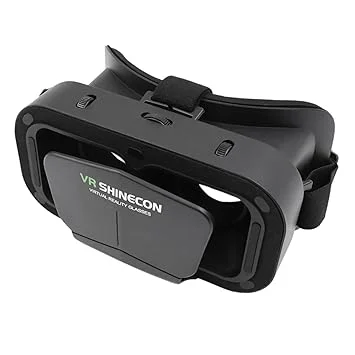 VR 3D Virtual Reality Headset for Android & iOS Smartphones with Adjustable HD Lenser 360 Degree Immersive Movie Gaming Experience Comfortable Head Strap Wide FOV Mobile VR Glasses image 1