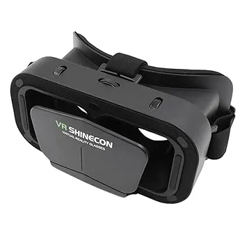 VR 3D Virtual Reality Headset for Android & iOS Smartphones with Adjustable HD Lenser 360 Degree Immersive Movie Gaming Experience Comfortable Head Strap  Wide FOV Mobile VR Glasses thumbnail 0