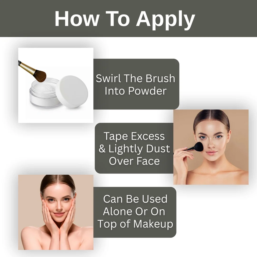TRUOM Ultra-Fine Translucent Loose Setting Powder 30g | Long-Lasting Flawless Matte Finish, Oil Control, Blur Pores, Brightening Base Makeup for All Skin Tones image 2