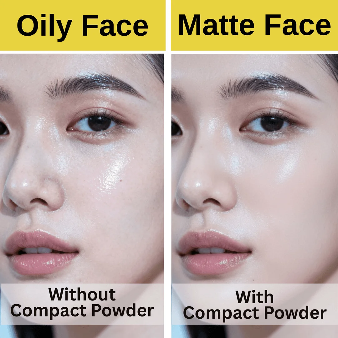 TRUOM Ultra-Fine Banana Yellow Loose Setting Powder for Base & Brightening | Flawless Matte Finish, Oil Control & Blur Pores | Long-Lasting Base Makeup for All Skin Tones - 30g image 3